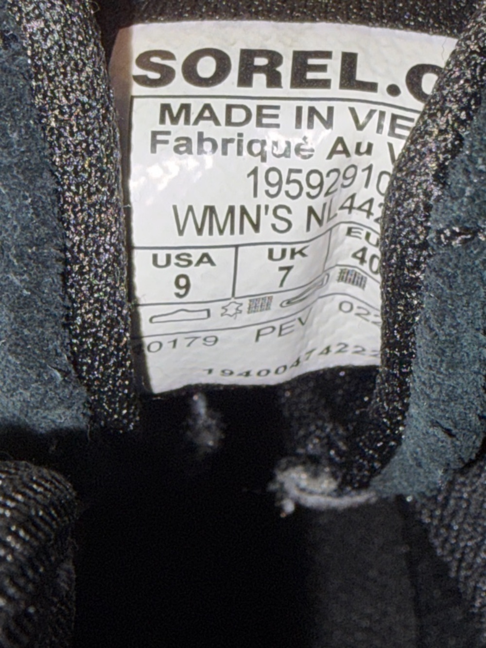 Sorel Out N About III Duck Boot Black Gray Size 9 - Picture 15 of 15